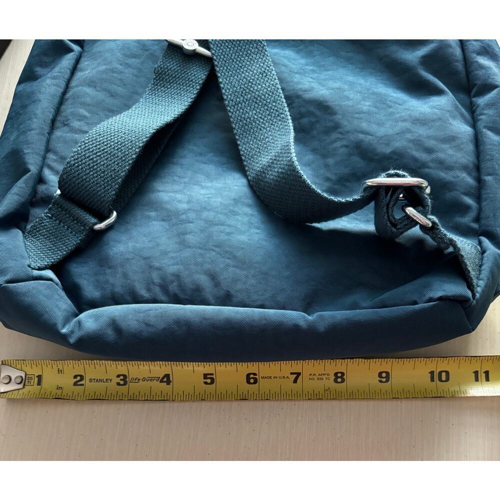 Kipling Nylon Mini Backpack Blue Adjustable Strap… - image 13